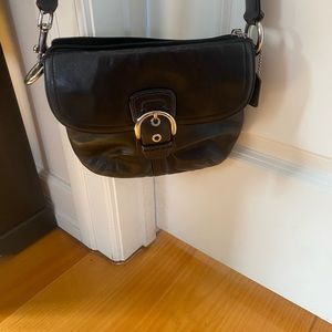 Coach shoulder bag, black